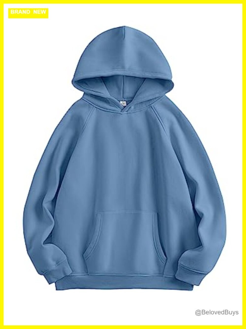 Oversized Fleece Hoodie Women's Pullover Sweatshirt with Pocket
